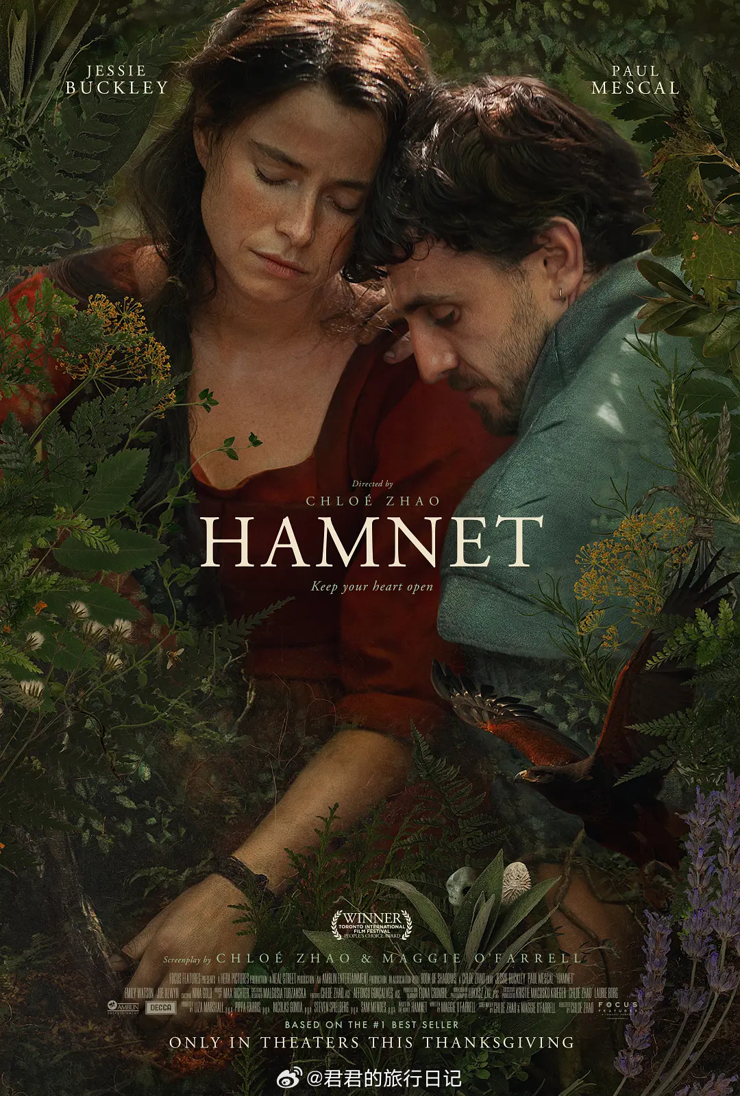 奥斯卡最佳女主角：杰西·巴克利《哈姆奈特》 近十年最没有悬念的一次 