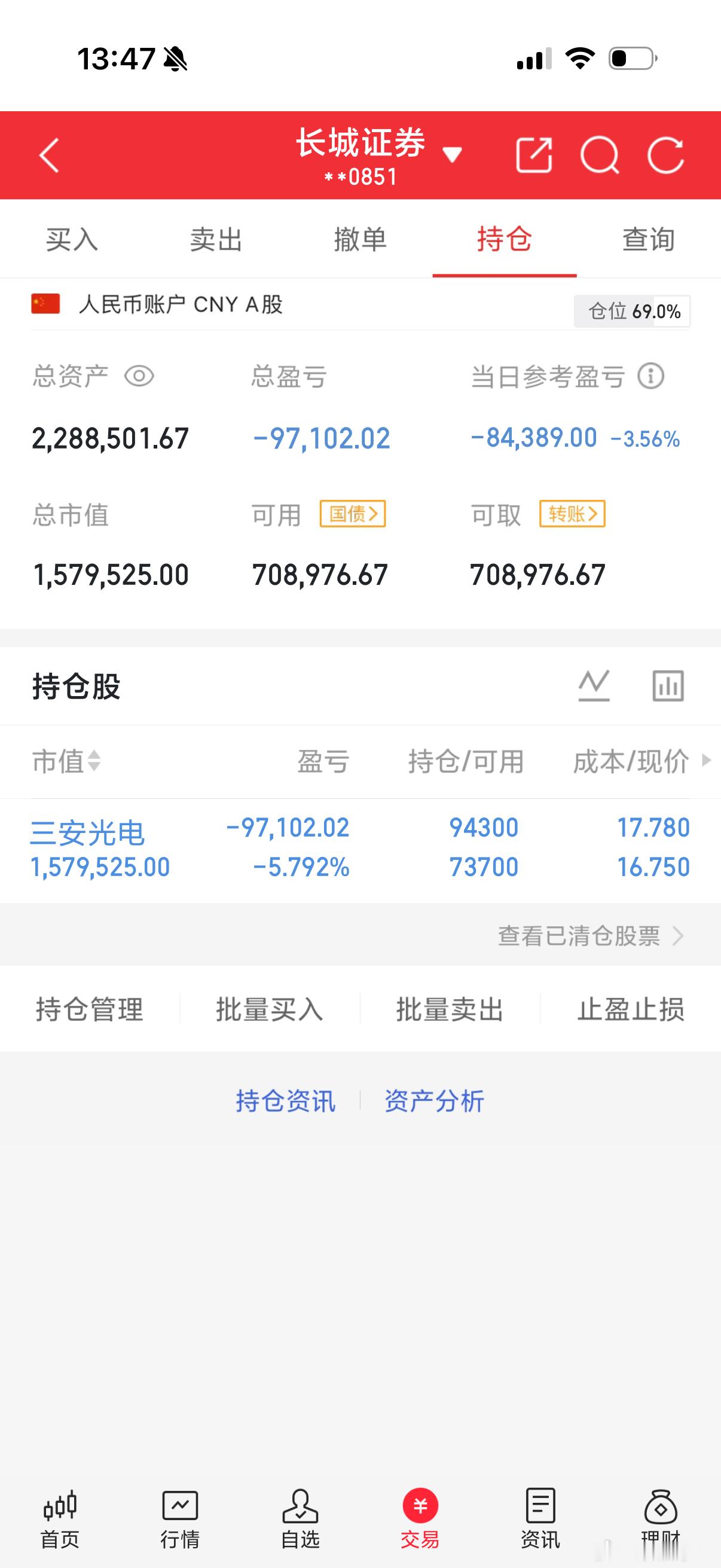 最近的操作有华胜天成、百川股份、浙江龙盛、亨通光电、中国天楹、飞龙股份、振江股份