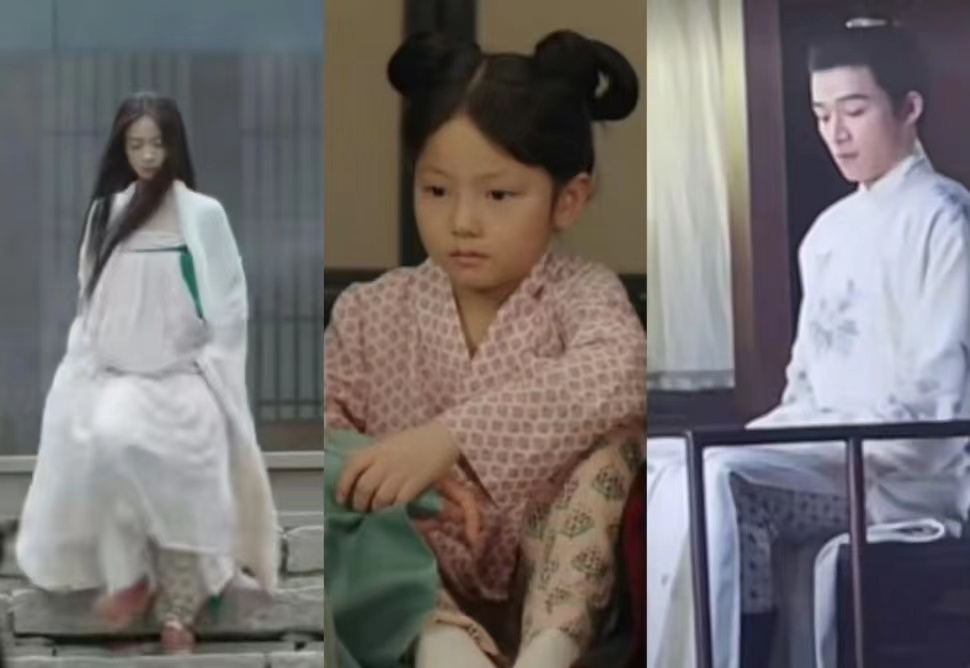 #要不怎么说你们三个是一家人##萧蘅薛芳菲一家三口穿睡裤#萧蘅薛芳菲一家三口穿睡