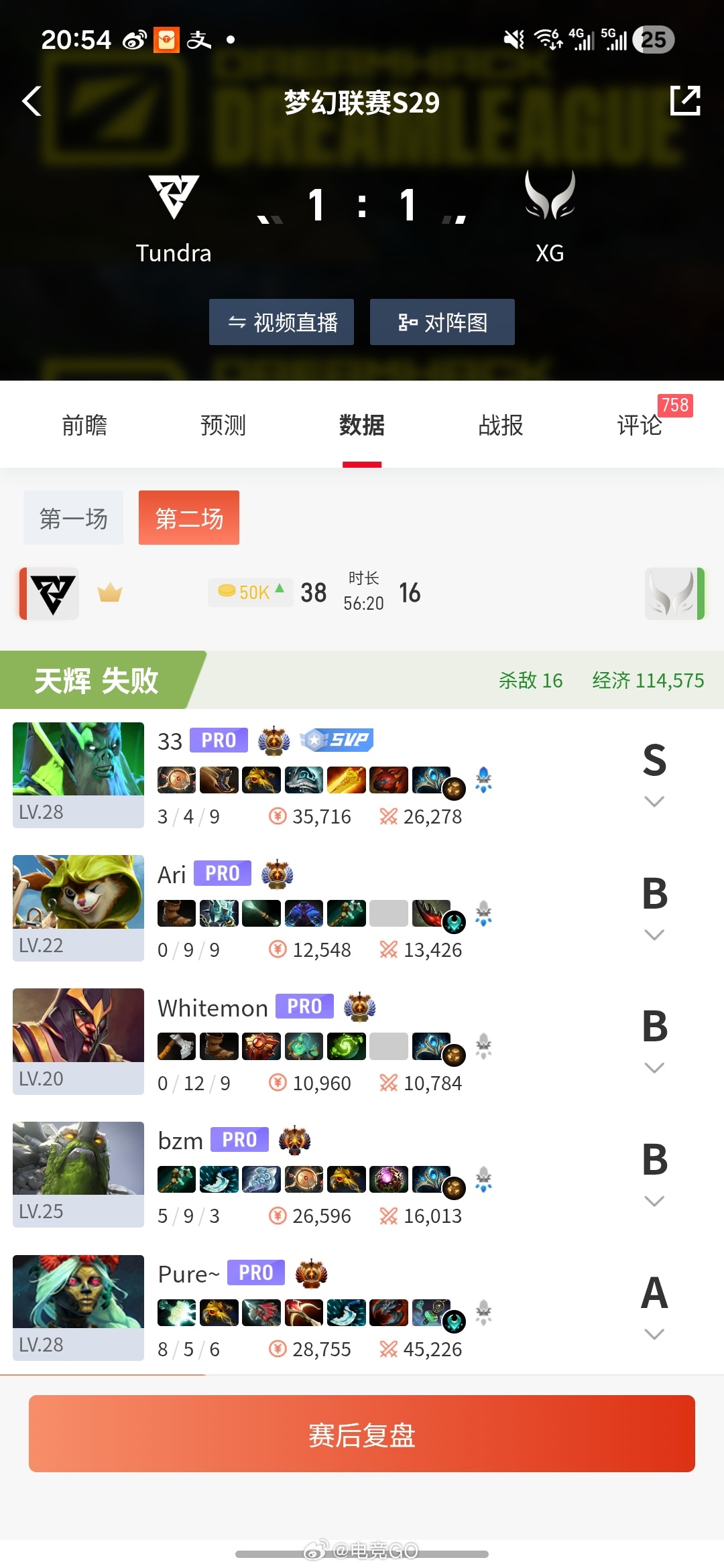 森哥牛逼！XG 1:1 Tundradota2电子竞技DOTA2