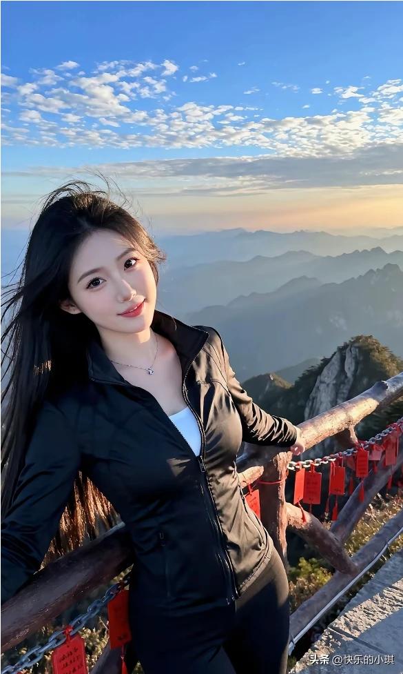 上联：登高静赏千峰秀
 下联：心旷神怡万山美