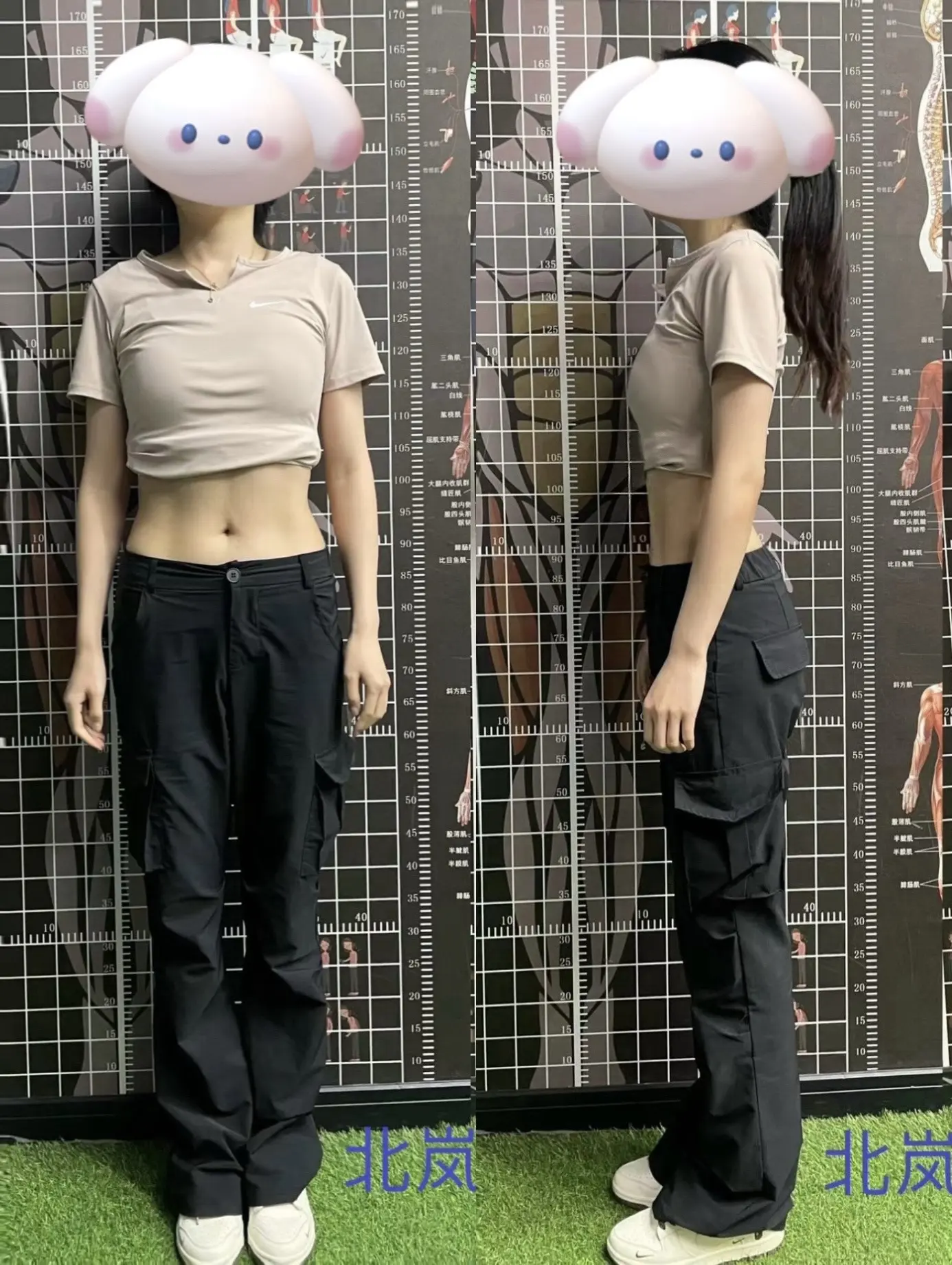 健身日常 撸铁女孩 毫无训练痕迹
