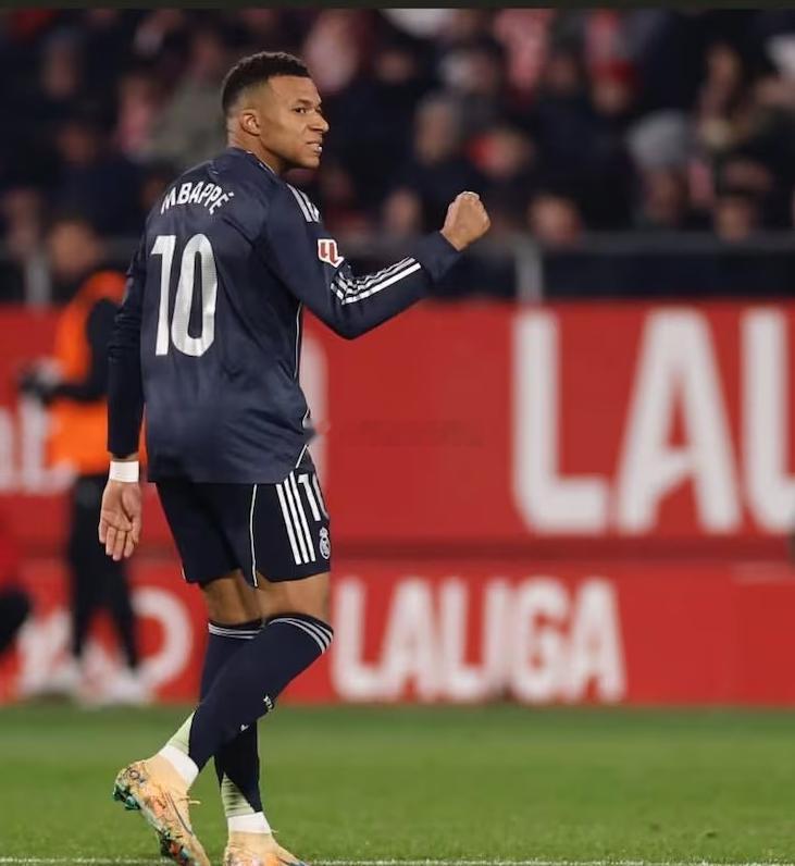 北京时间今天凌晨，皇马在西甲比赛中1-1与赫罗纳战平。本场比赛，姆巴佩罚入一个点