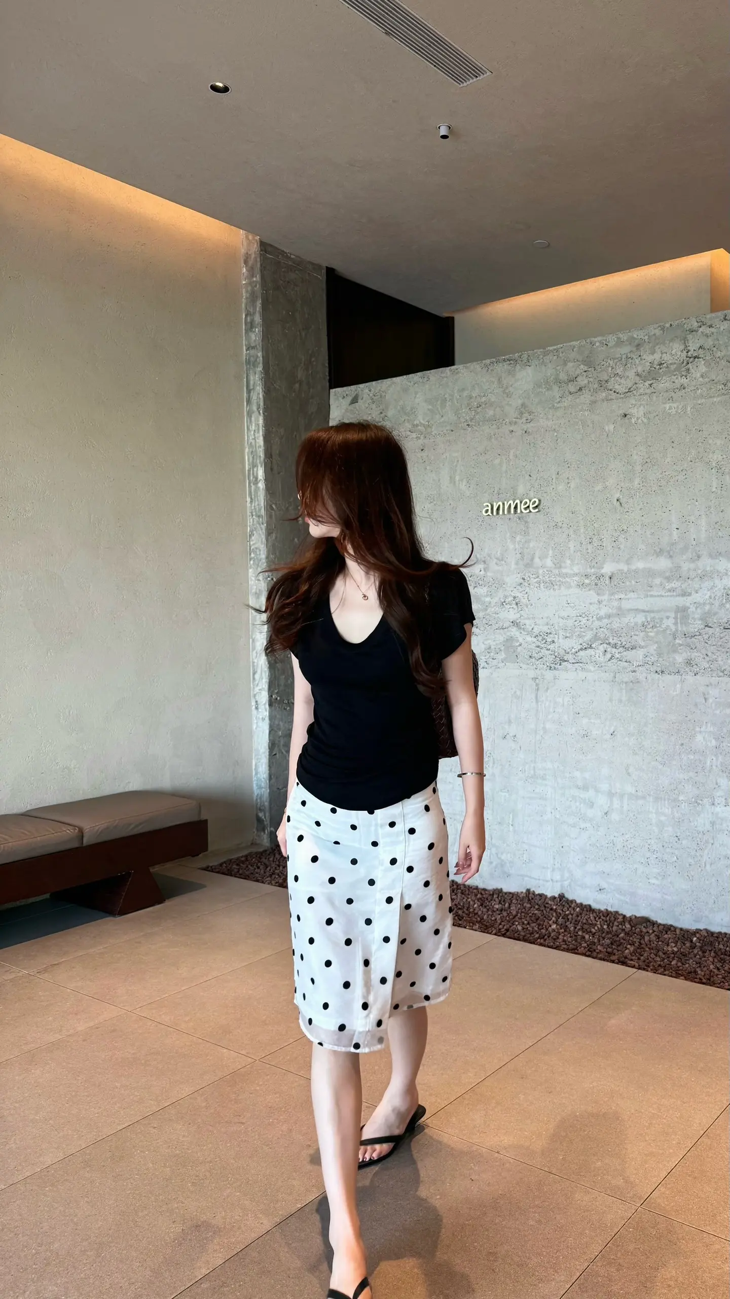 ootd穿搭 我爱波点