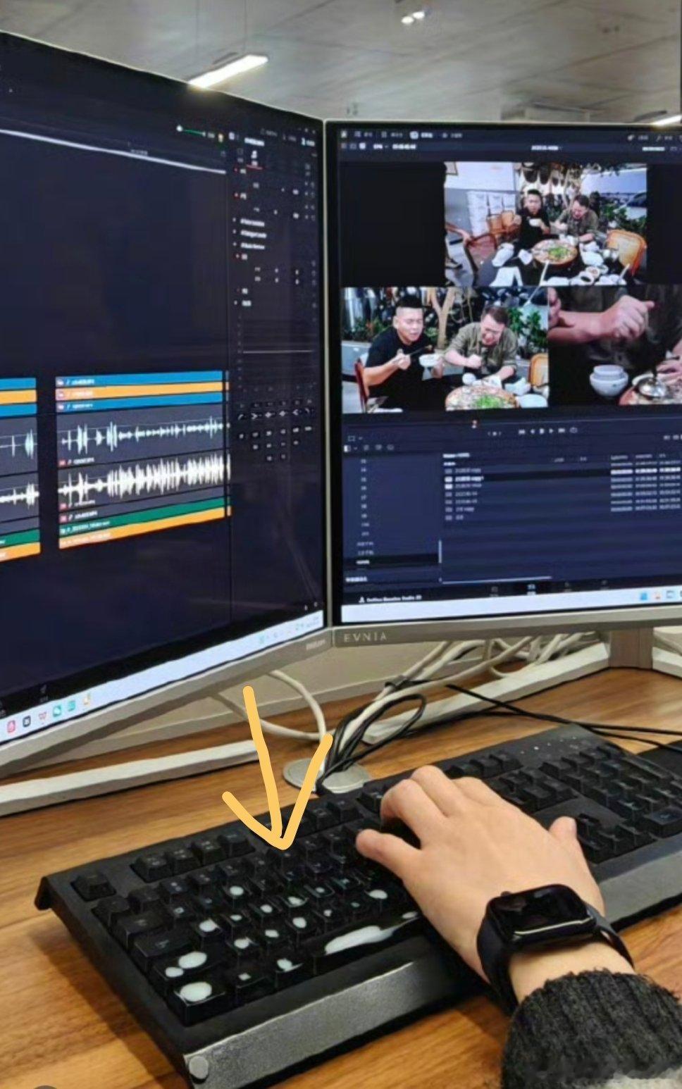 大老师，别光换显示器、显卡键盘也要换换这都磨秃噜皮了[允悲][允悲][允悲]投入