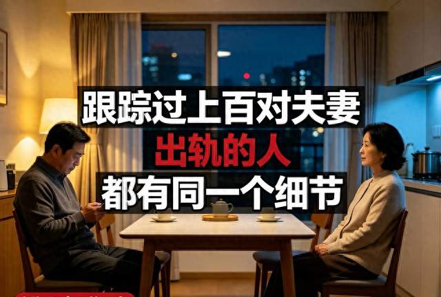 私家侦探坦言：跟踪过上百对夫妻，出轨的人，都有同一个细节