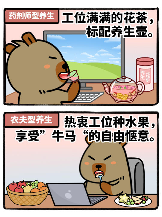 当代打工牛马工位养生状态大赏