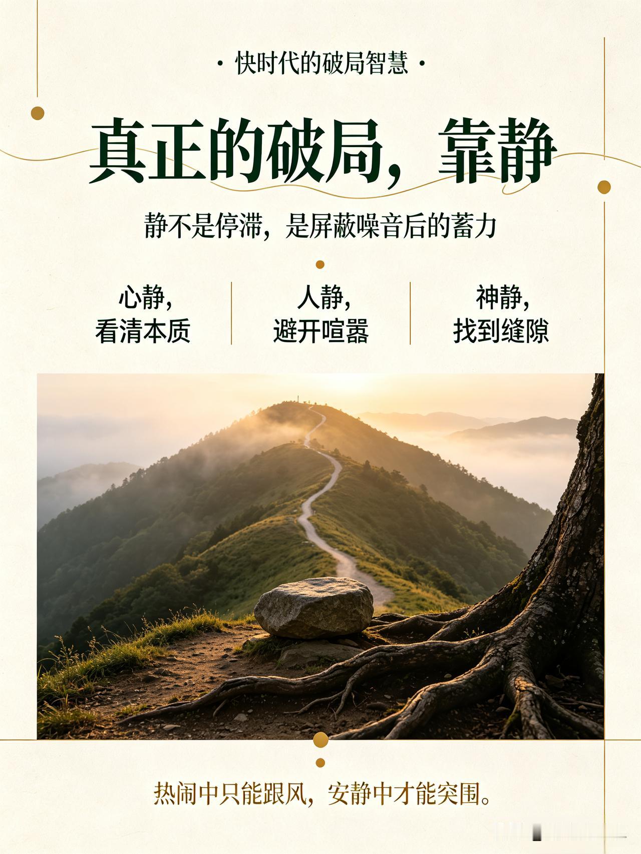 我围绕你给出的核心金句，延伸打磨成一篇适配朋友圈、公众号、个人成长发文的深度美文