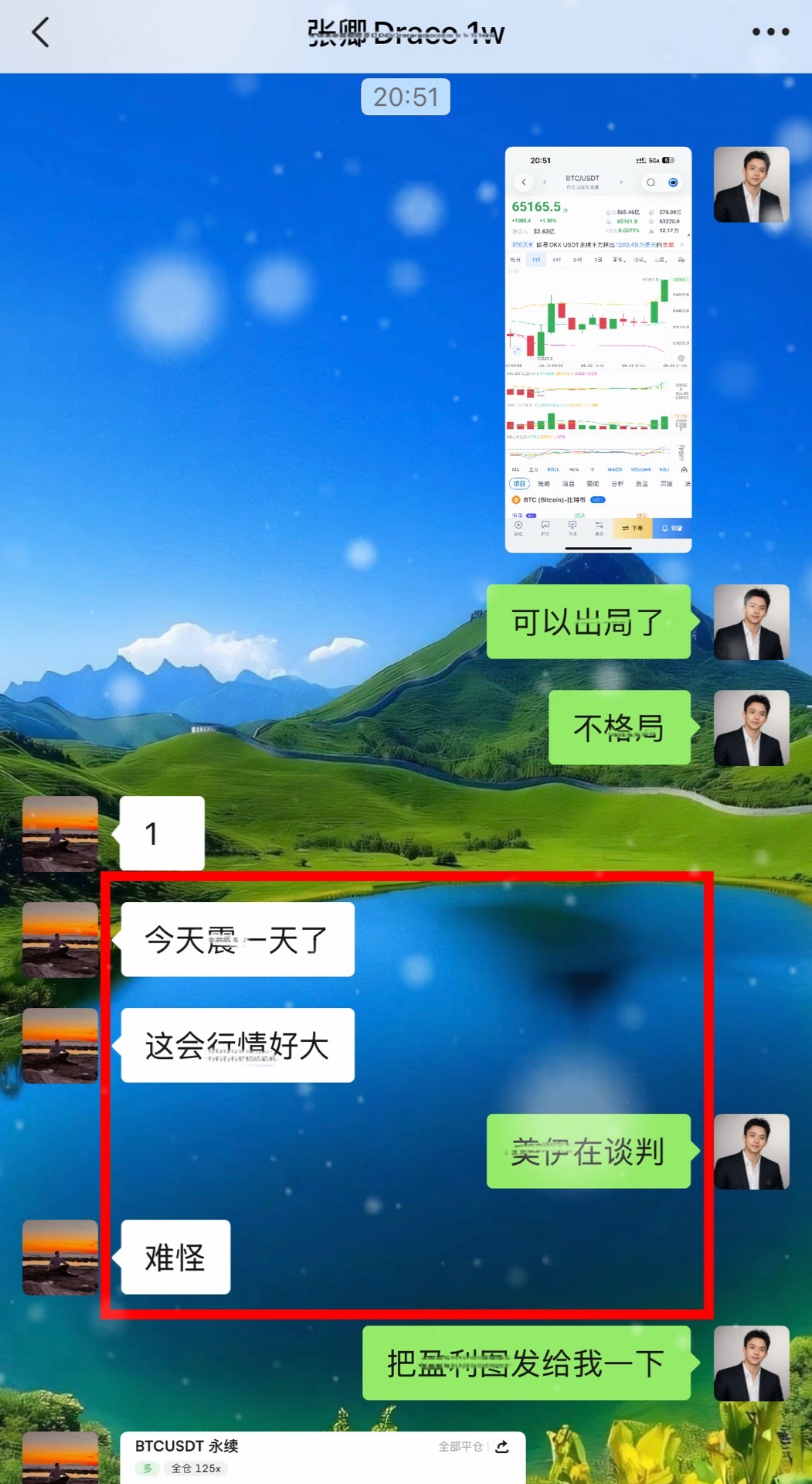 震荡是最磨人的，真正的机会只给有耐心的人。“64k-65.1k”财经区块链区块链