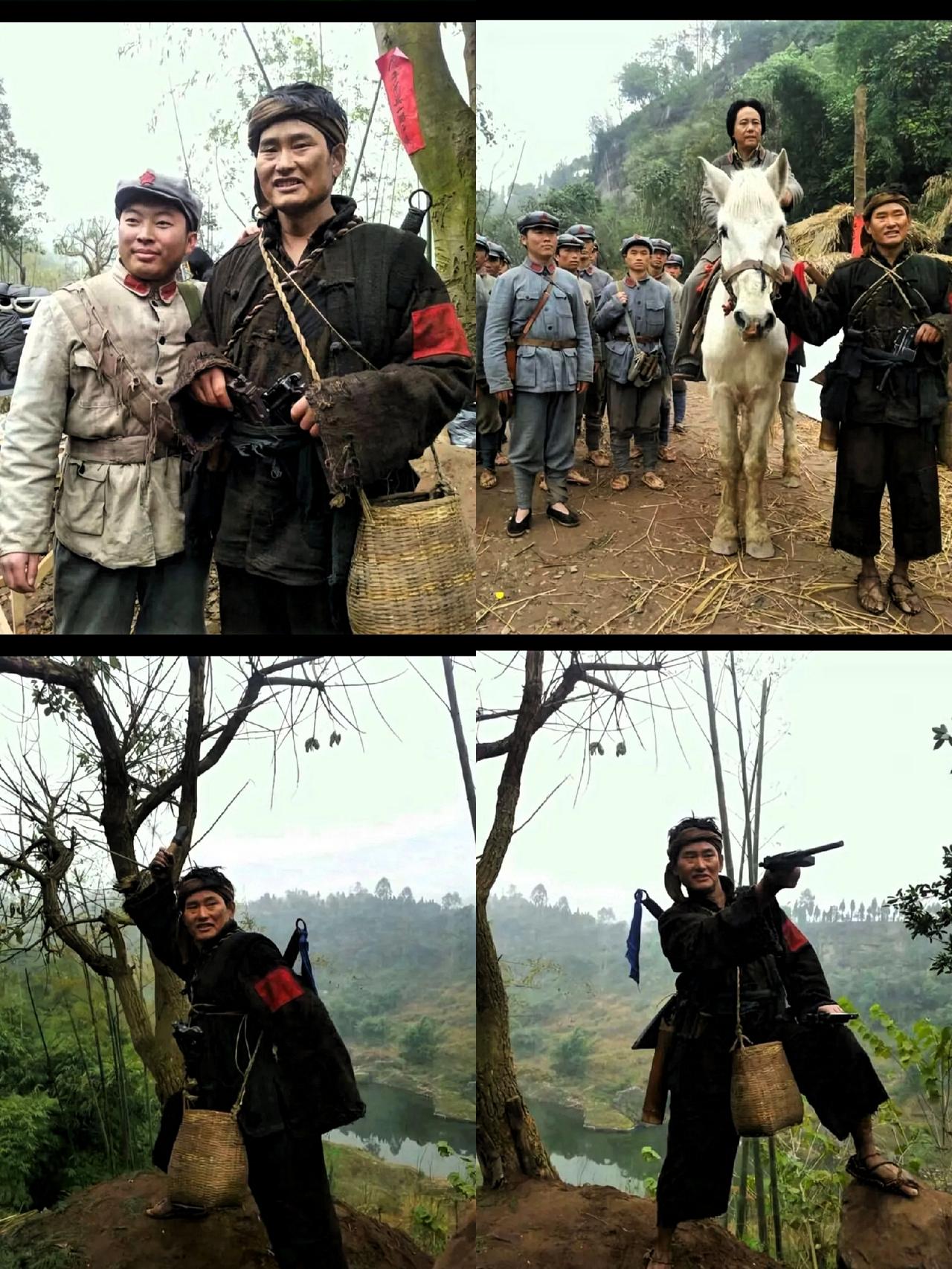 大衣哥也来拍电影了！
第一次见大衣哥拍电影，看他这身装束演的英雄人物像吗？
大家