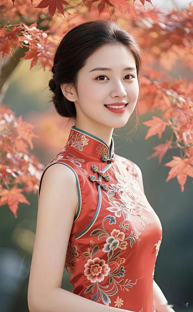 年龄早过十七八，
依然貌美如鲜花。
端坐花丛展笑容，
满面春风游人夸。