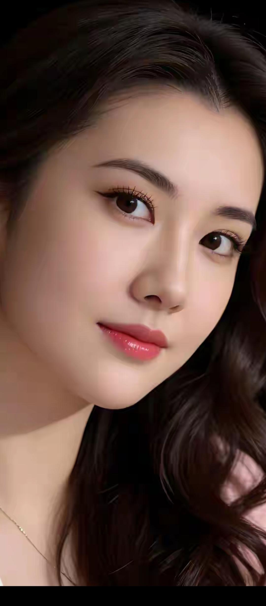 这个女生看起来好温柔啊。