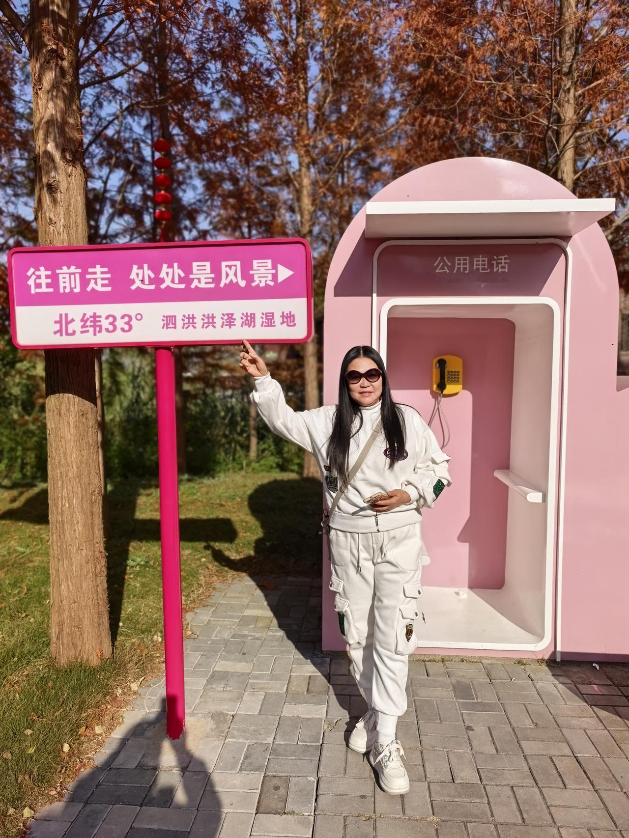 第二站：参观酒厂后，我们驱车前往洪泽湿地园景区。这里是国家五A级景区，以湿地生态