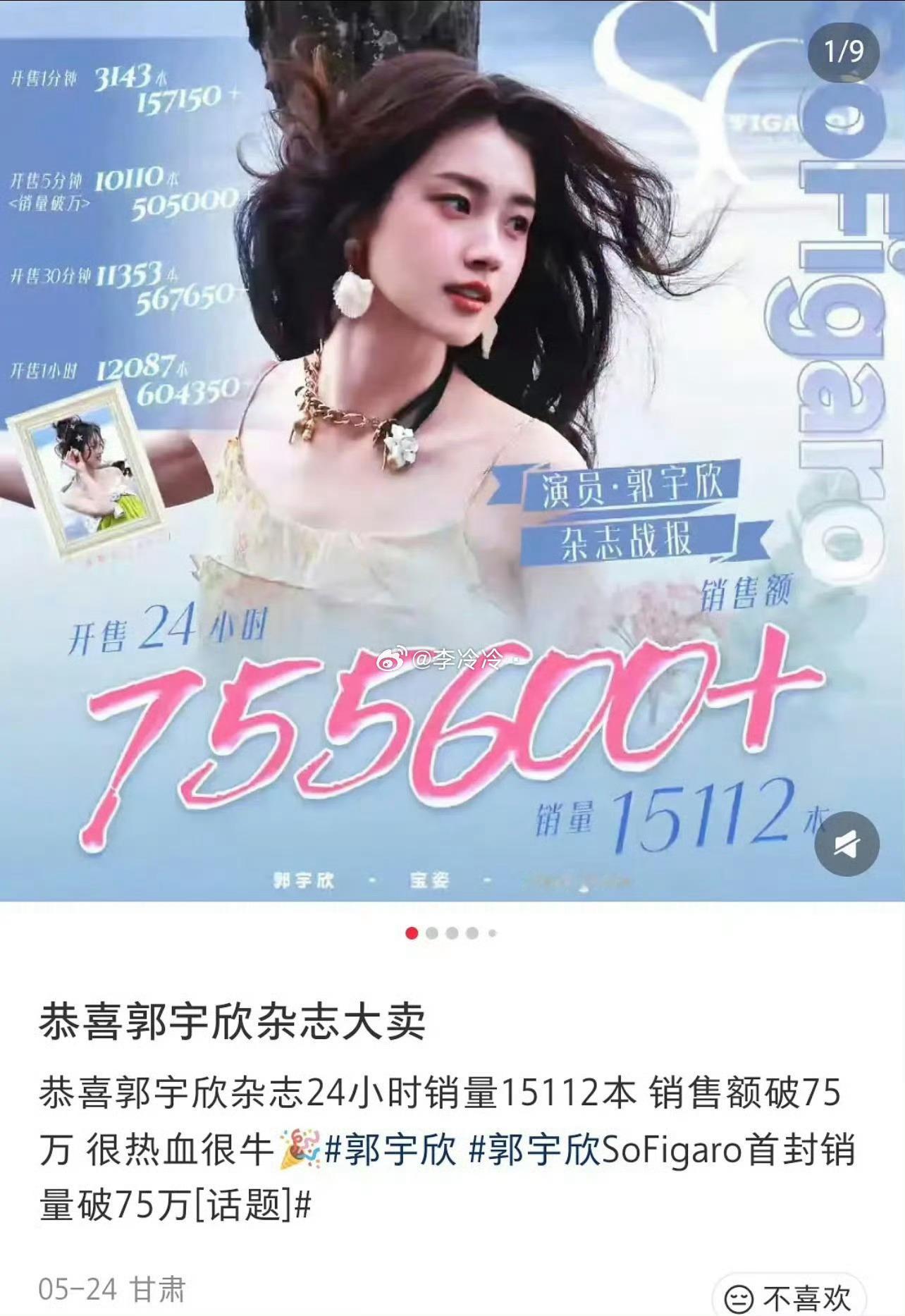 周也 郭宇欣 数据对比谁赢了 
