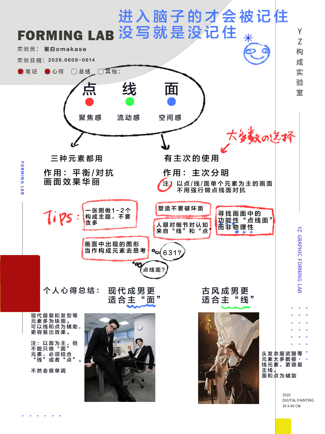 反正图和笔记都做了，就这边也发发吧。是yz构成课的第一周作业捏。yz构成课曼奇立