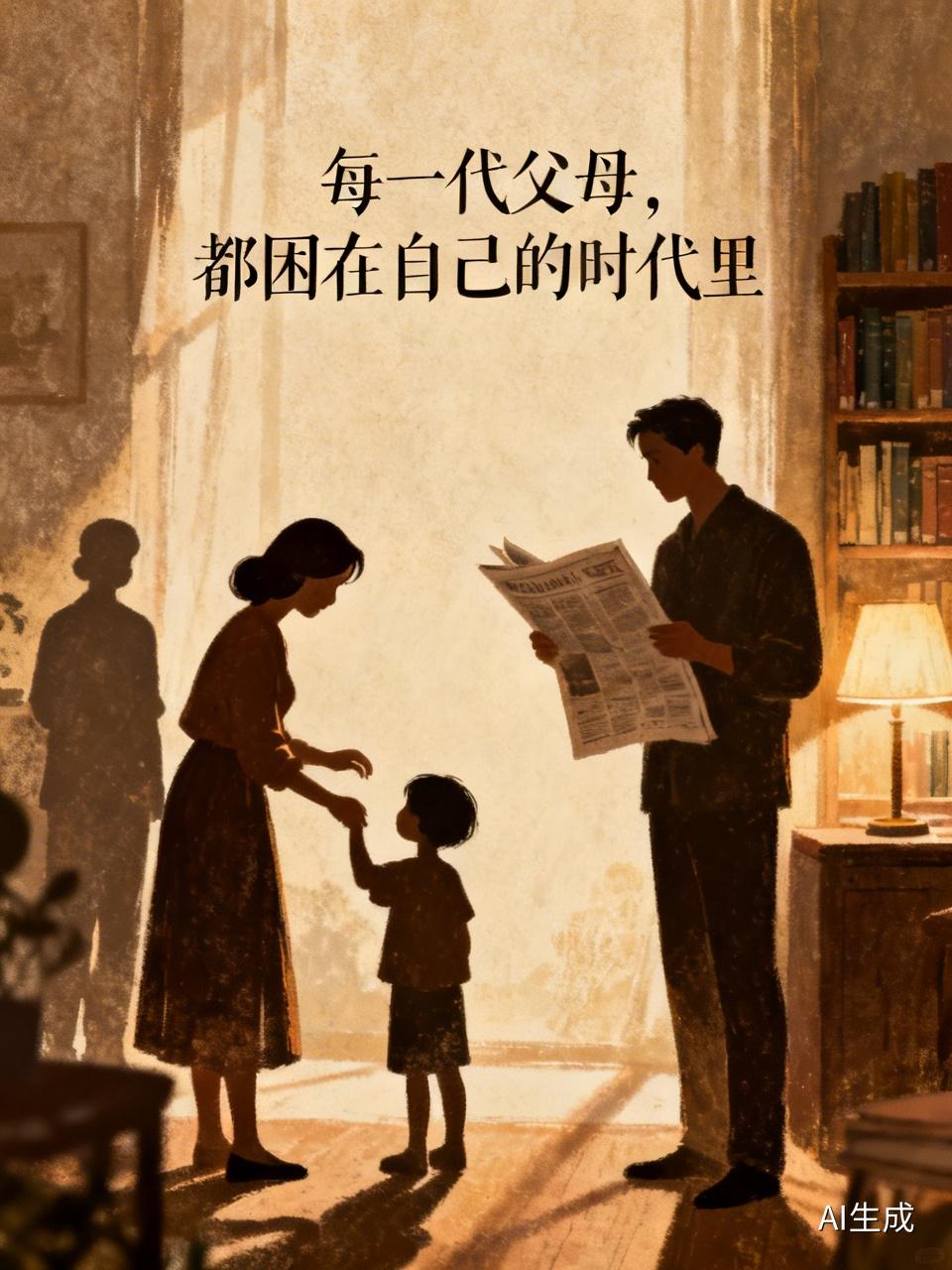 “每一代父母，都困在自己的时代里”，这话真的戳中我了。
咱父母那辈人，六七十年代