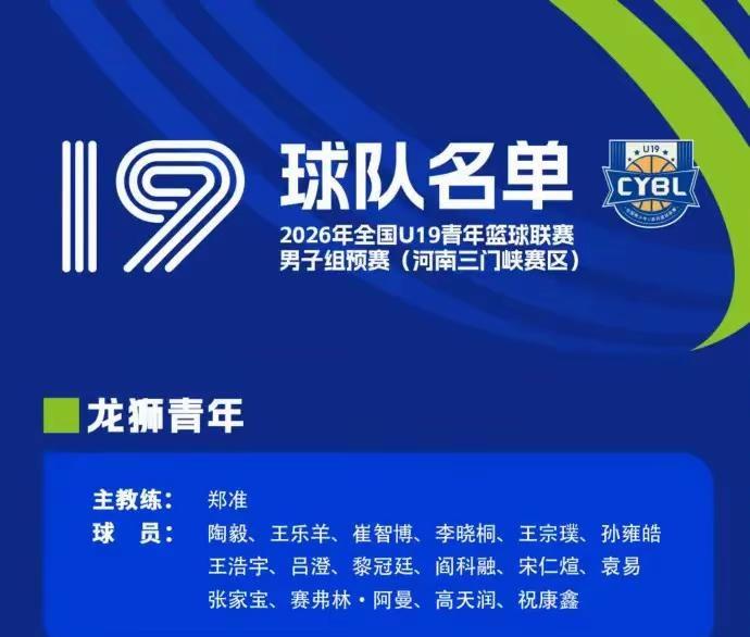 广州男篮分享U19预赛赛程。⛹️‍♂️2026年U19男子组预赛将于8月3日至9