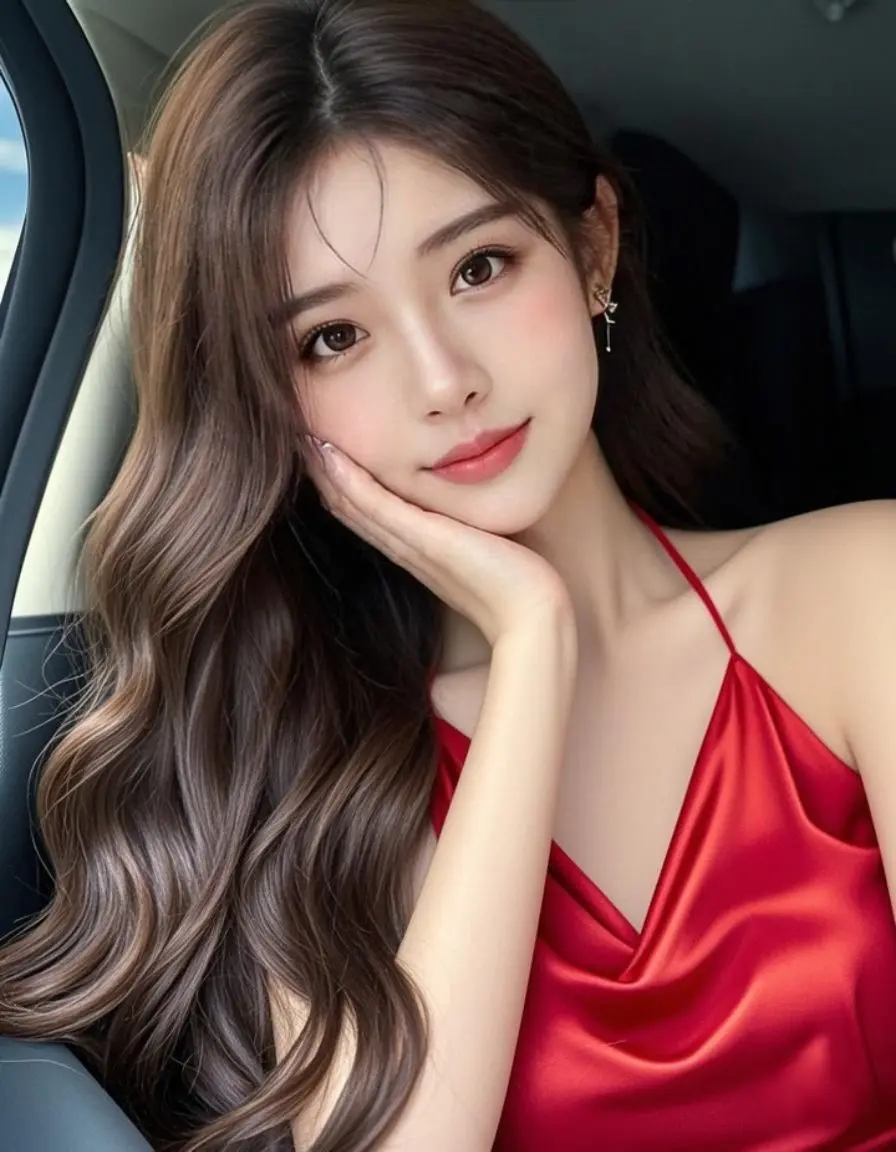 红裙佳人 原来ai写真可以这么美 人生总得有一套ai写真吧 谁拍谁好看...