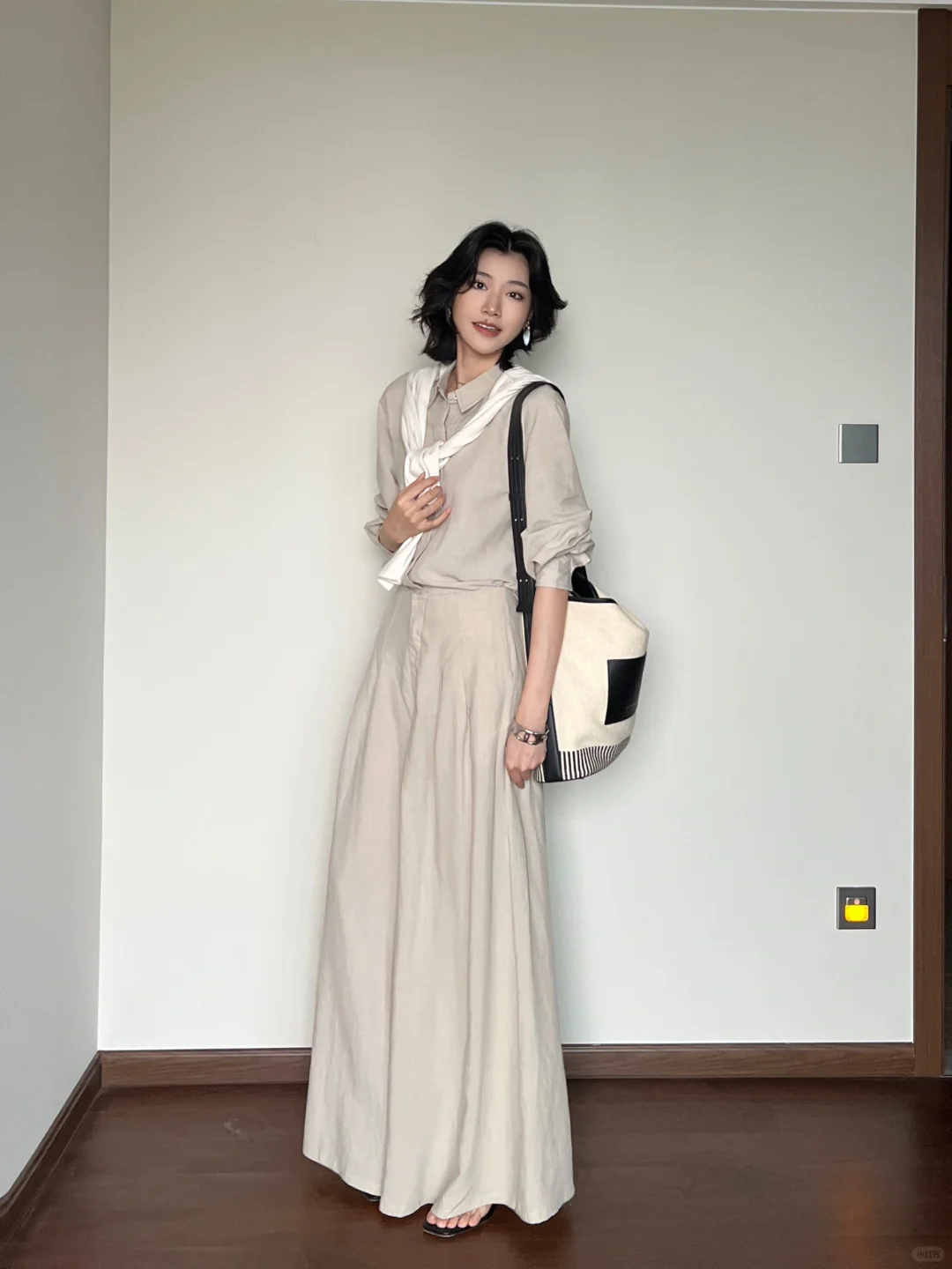 随性松弛感极简质感look🫧