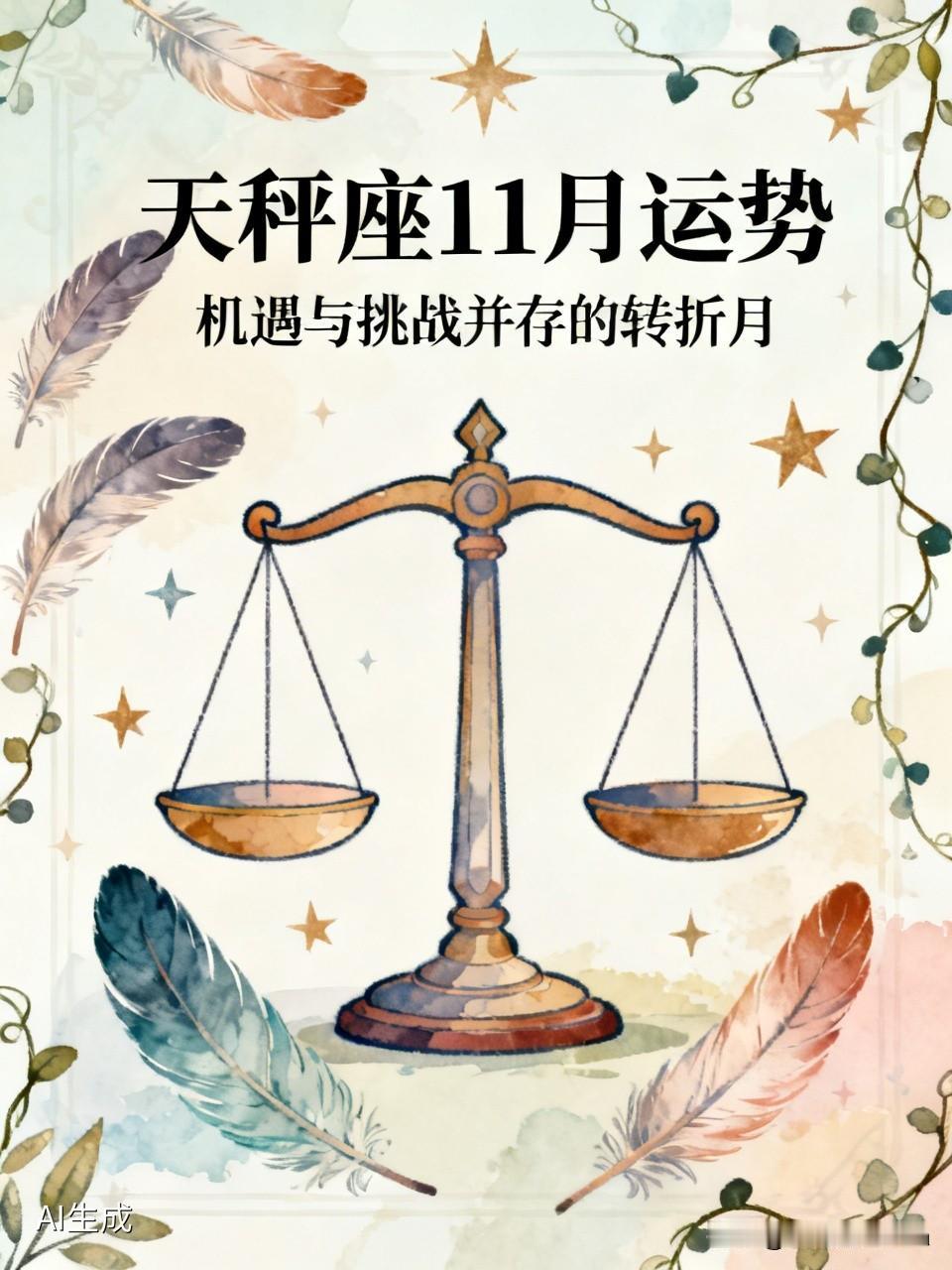 天秤座11月有什么挑战与好消息? 天秤座的宝子们，11月可是机遇与挑战并存的转折