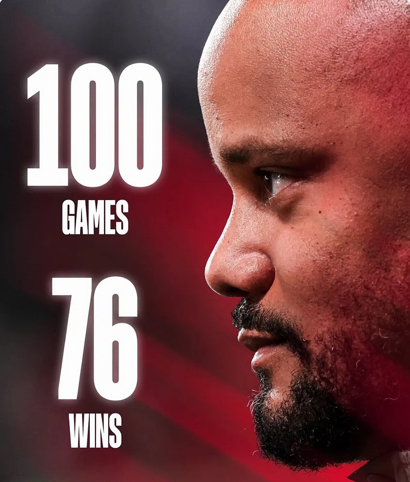 拜仁慕尼黑官方发布声明，庆祝教练孔帕尼在拜仁2-1击败皇马之战里，上演了自己执教