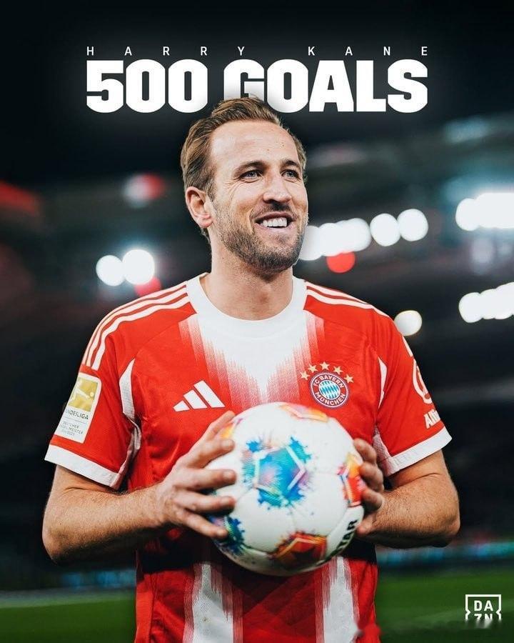 开云体育馆  【32岁凯恩达成职业生涯500球！拜仁将在明日赛前为他办纪念仪式】