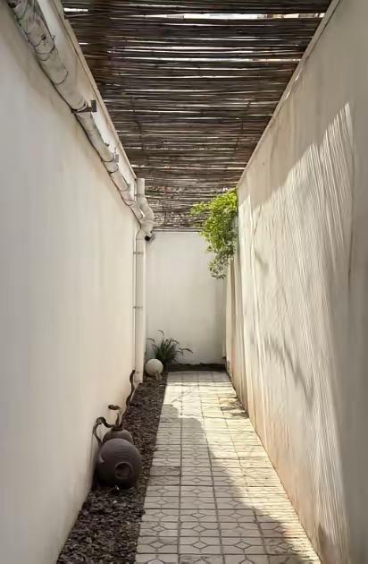 在聊城光岳宾馆里藏着个神仙小院，你敢信？

白墙黛瓦配红灯笼，一脚踏进去就像闯进