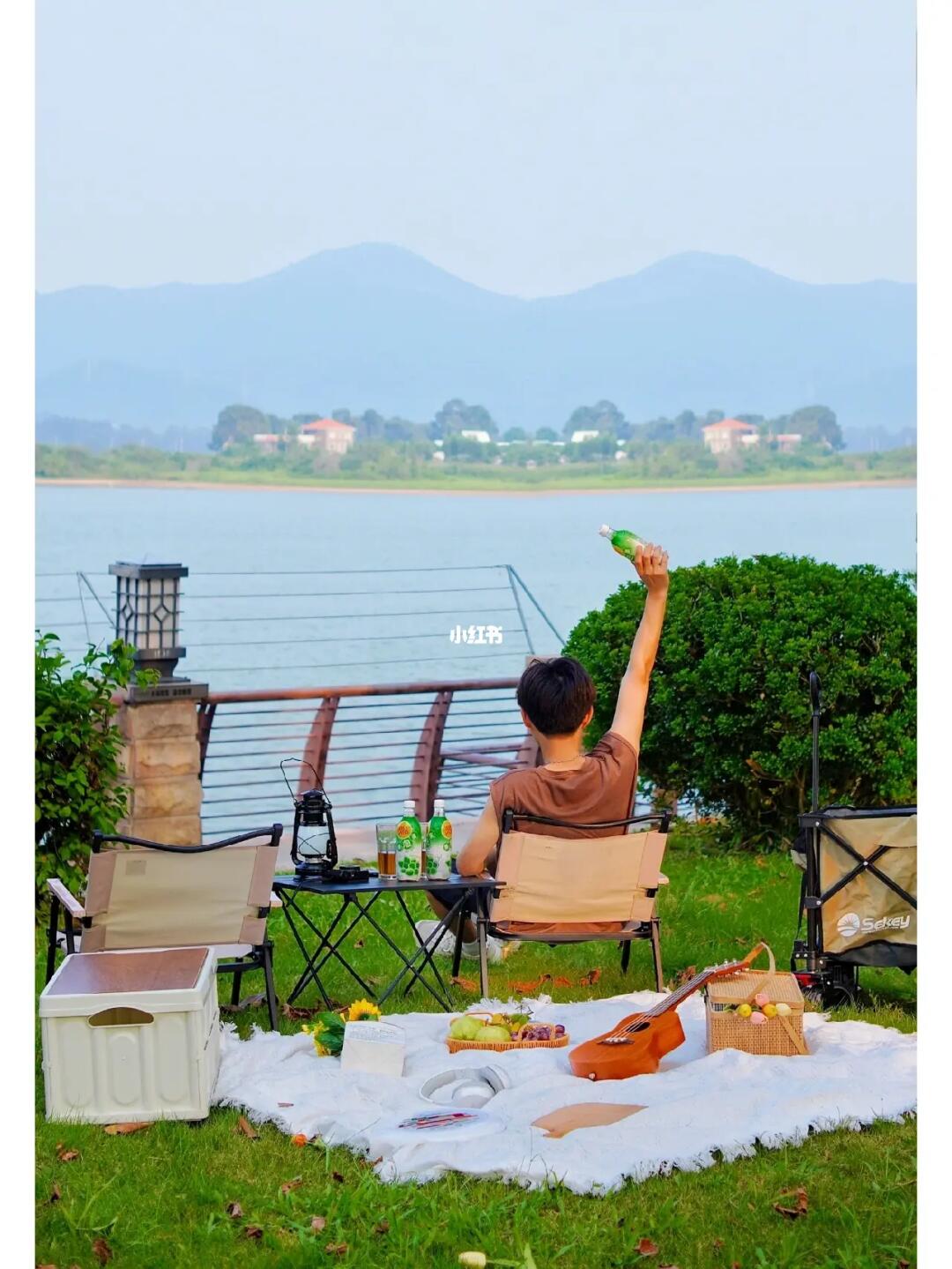 博主私藏东莞露营宝地！可搭天幕烧烤钓鱼