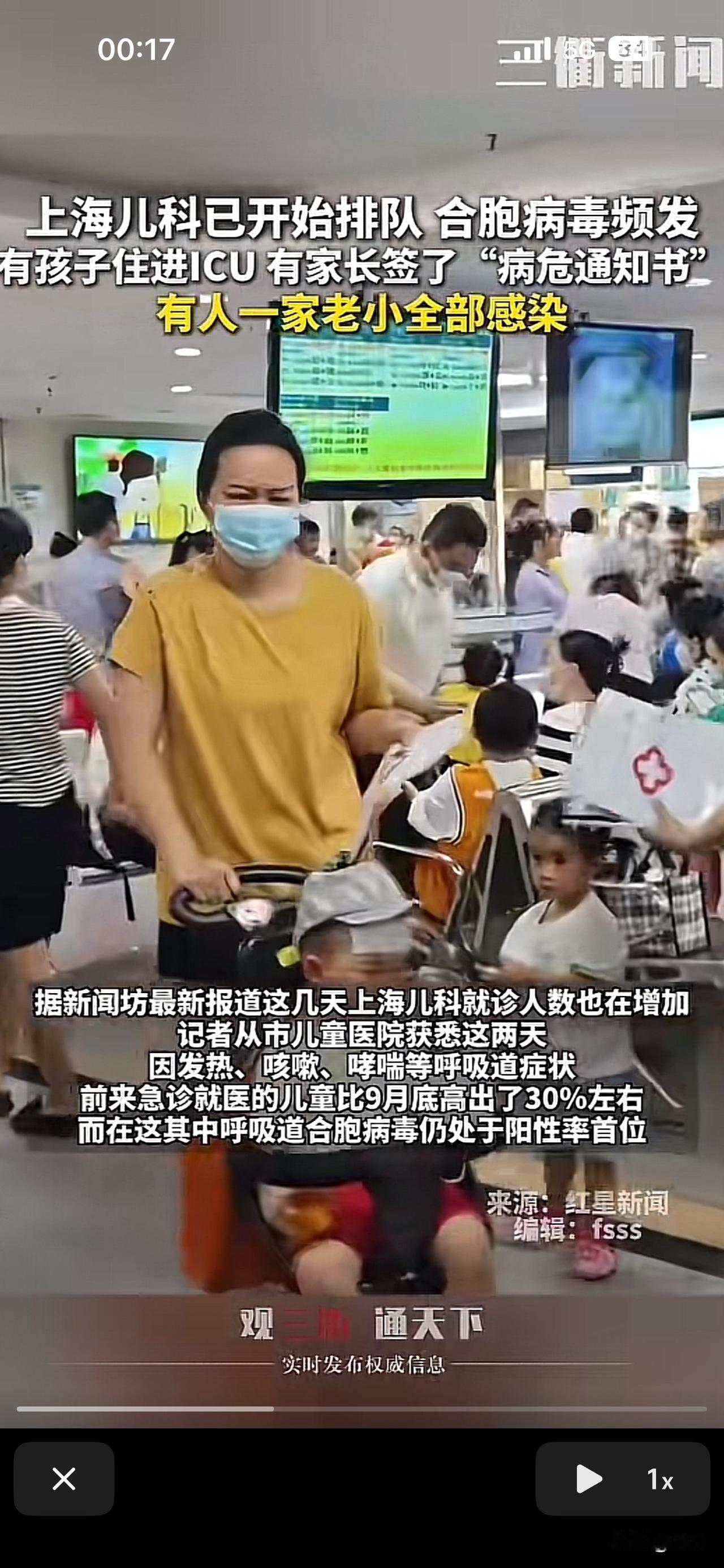 上海儿科已经排队了，大家要注意了

近期天气变化，上海儿科已经爆满，合胞病毒频发