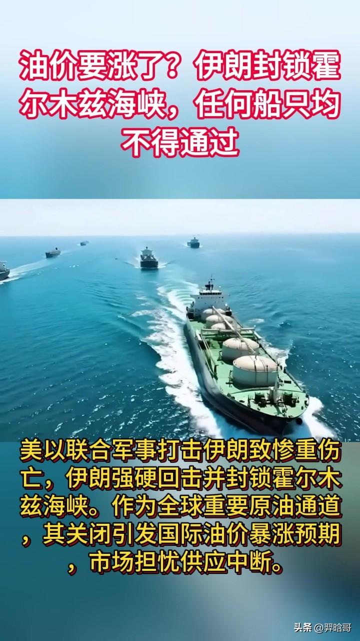 伊朗再次封锁霍尔木兹海峡，让海湾能源出口面临着长期不确定性，灰犀牛事件要来了，这