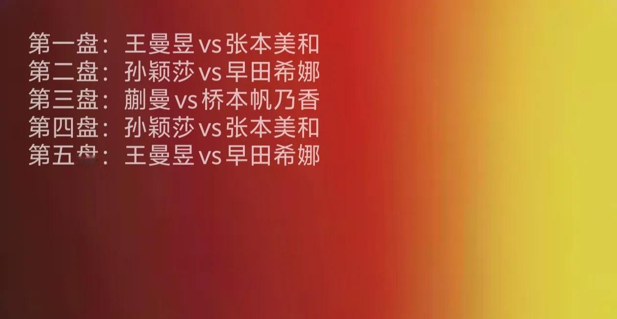 伦敦世乒赛女团决赛，
今天（5月10日）18点，
中国女团对阵日本女团，
中国女