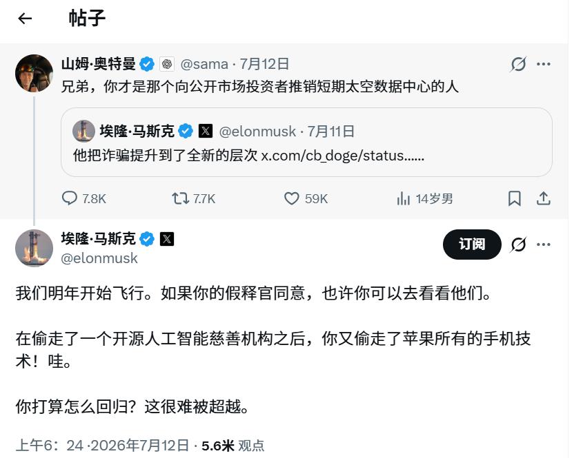 马斯克说奥特曼窃取了自己投资的慈善公司Open AI，最开始人们并没有一边倒的支