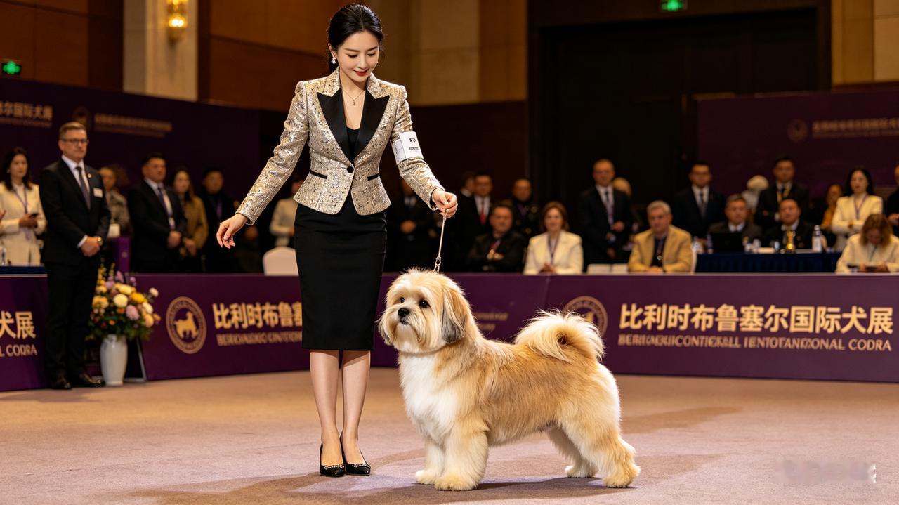 45岁霍思燕再破天花板！素颜旗袍牵犬夺冠，8次击败日本名犬创中国历史最佳
 
当