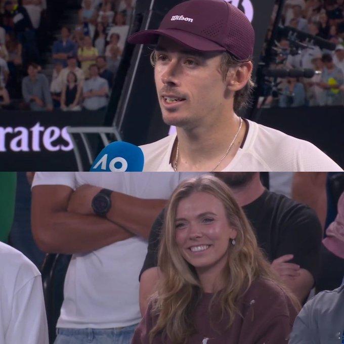 德·米纳尔连续第五次闯入澳网 16 强，赛后考瑞尔 ：“我们都知道您有多渴望大获