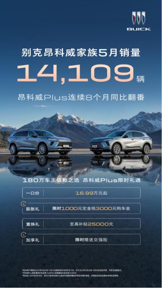 年轻人第一辆SUV怎么选？昂科威Plus给出满分答案
中型SUV市场再传捷报，别