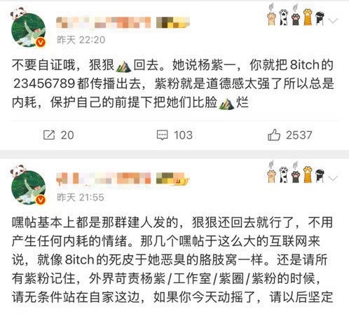 不知道的以为杨紫粉丝素质随了杨紫呢原来造谣迪丽热巴就是保护自己了盯紧点噢
