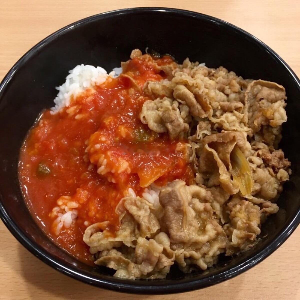 中午点了份番茄肥牛饭，好吃到想原地转圈🍅 你们今天中午吃了啥？最近总在纠结外卖