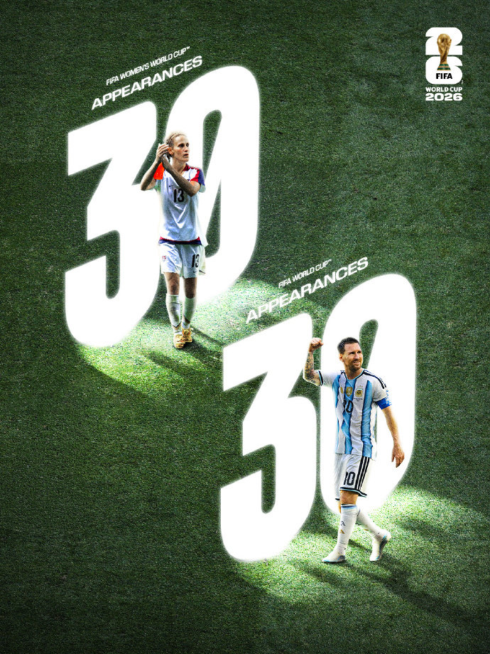 【世界杯出场30次第二人——克里斯汀·莉莉】FIFA认证唯二世界杯出场30次球员