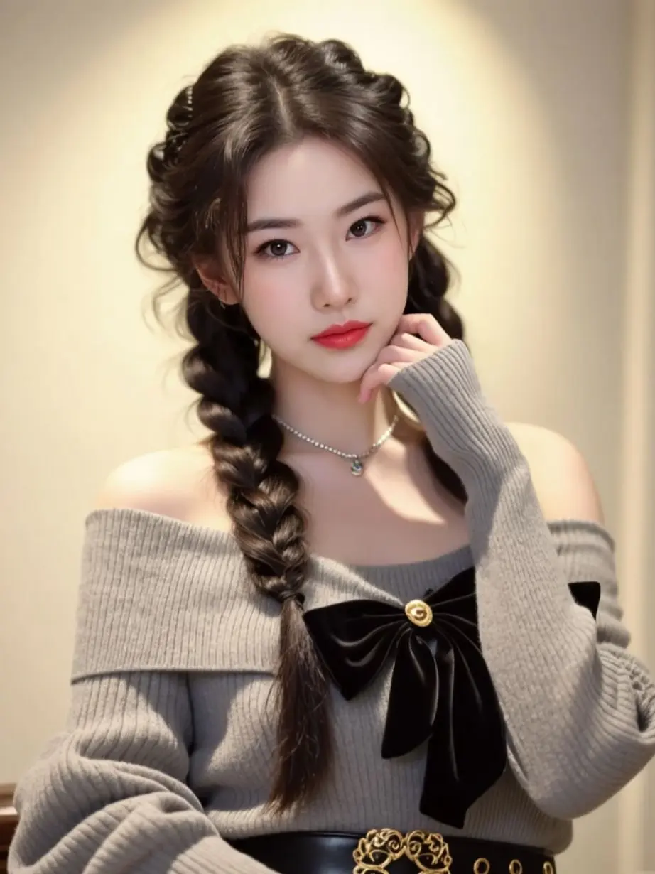 AI复古纯欲自拍 ai创作