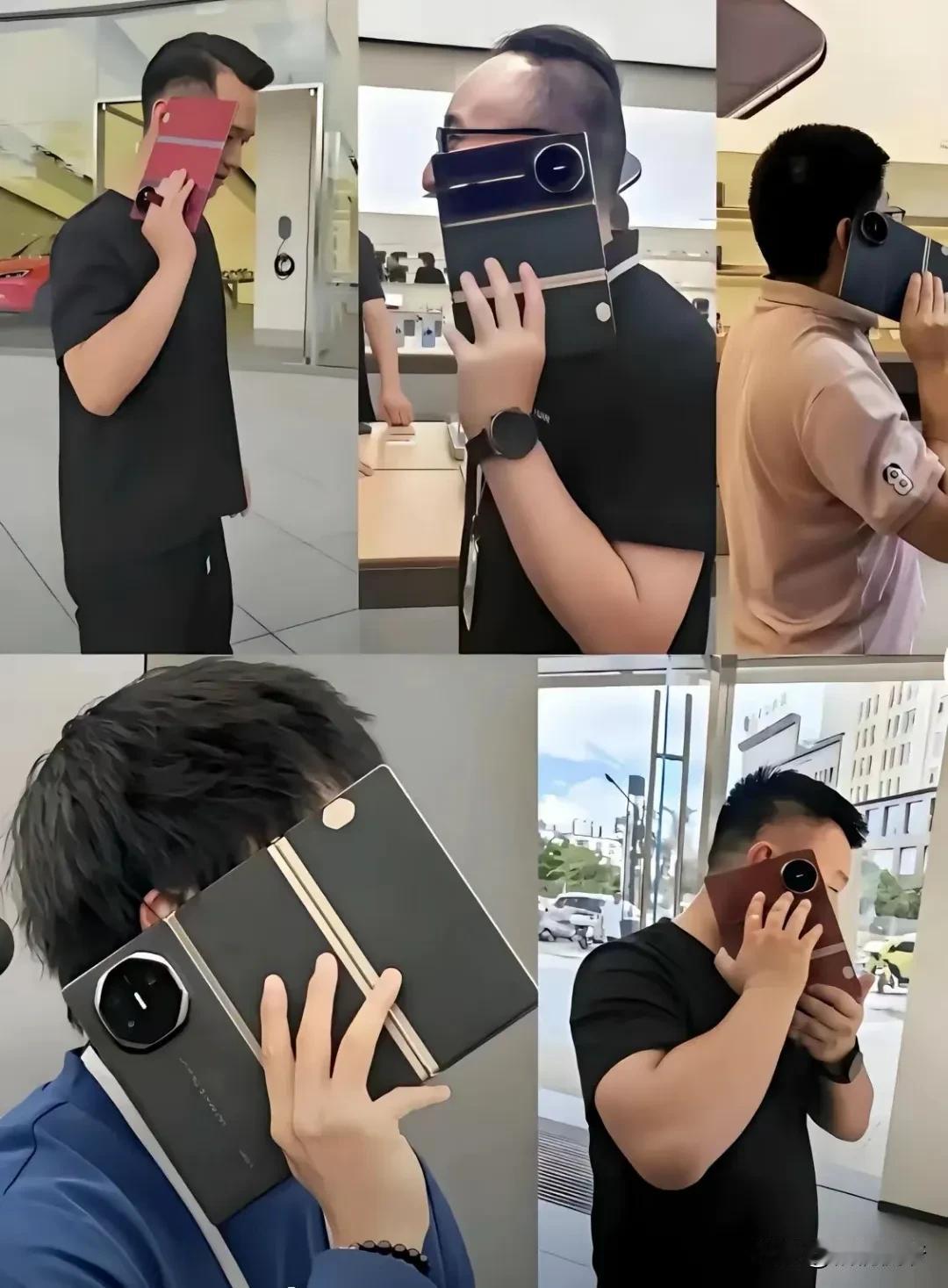 自从买了华为三折手机，土豪们纷纷解锁了打电话的新姿势，不过感觉有点费劲，单手肯定