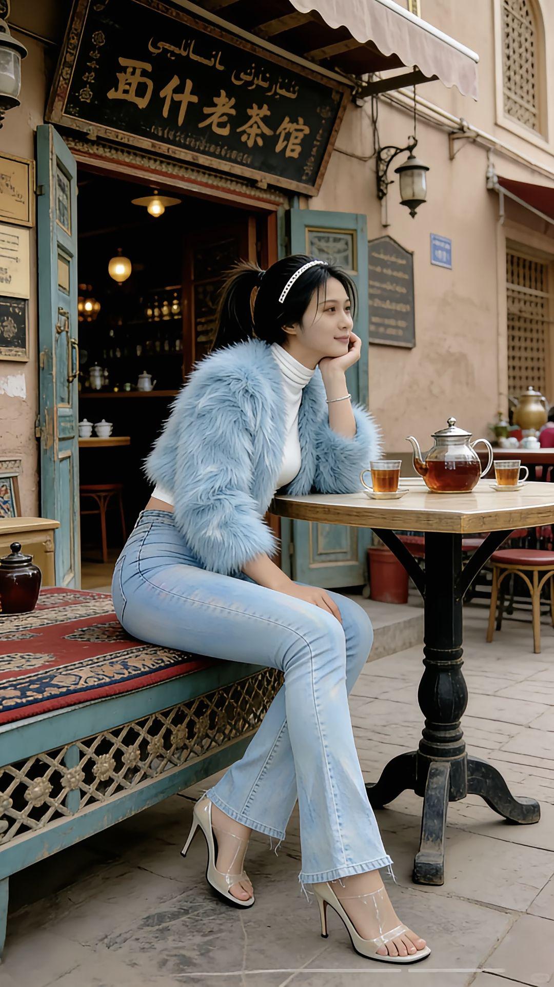 这张照片勾起我强烈的出走冲动
午后小镇，一张小桌，一壶茶，懒懒的阳光，微微的风，