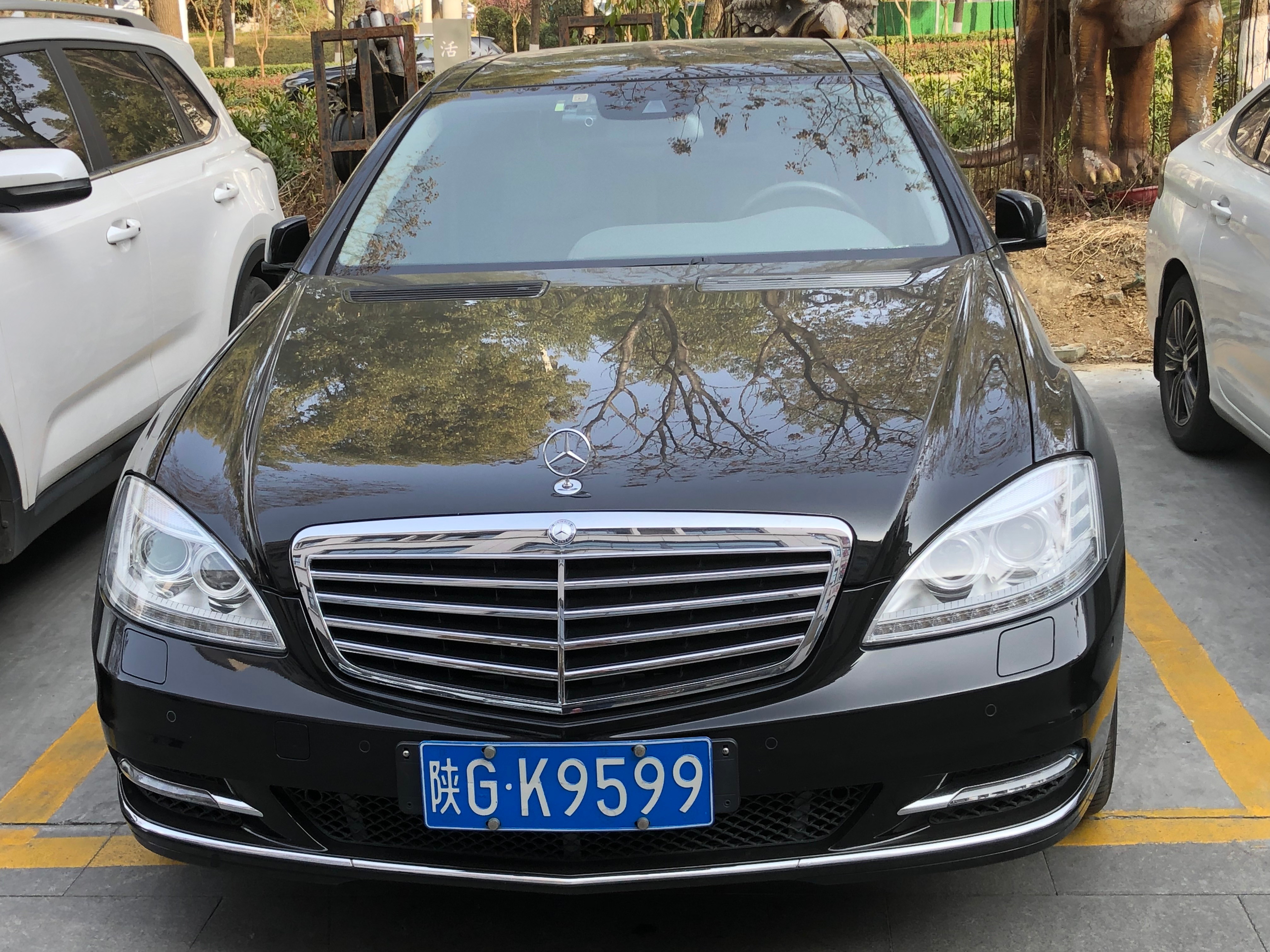 全球车牌 陕GK9599奔驰S300L 安康·喜盈门·悦尚广场