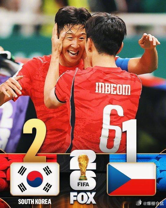 【韩国2比1捷克，看完全场的同学们来个四字成语！】爆棚仓鼠世界杯