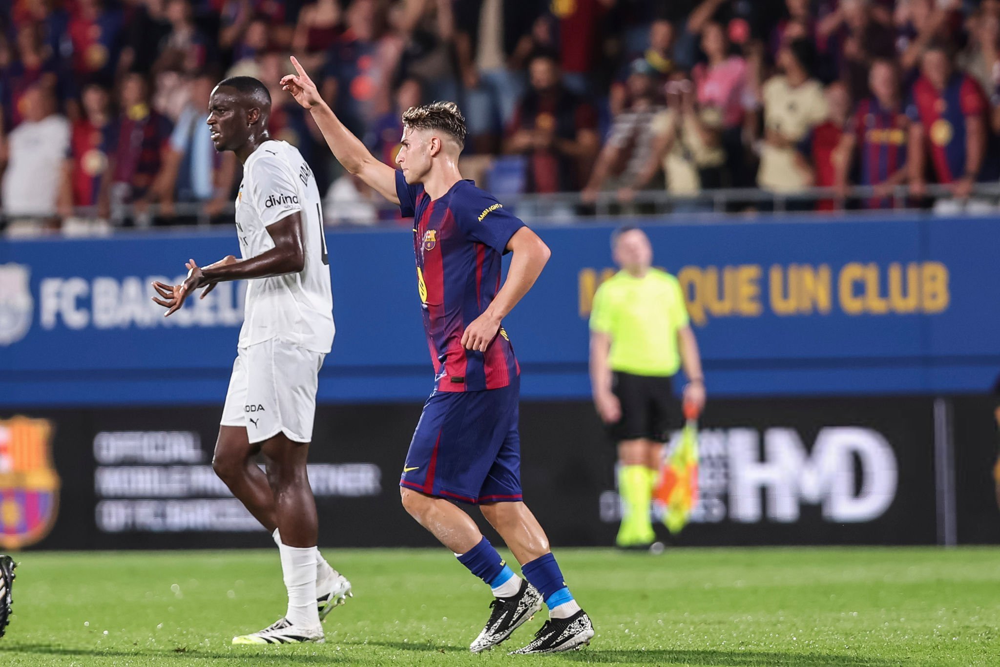 费尔明·洛佩斯在巴萨的职业生涯中曾三次梅开二度：⚽️⚽️阿尔梅里亚 — 2024