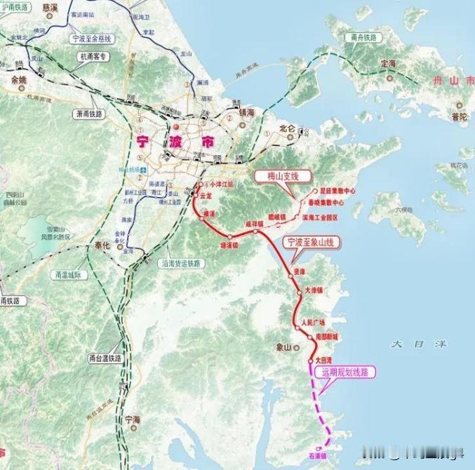 9月22号，象山铁路开通，正式进入地铁时代，连接宁波主城，预计未来还有跨区域的象