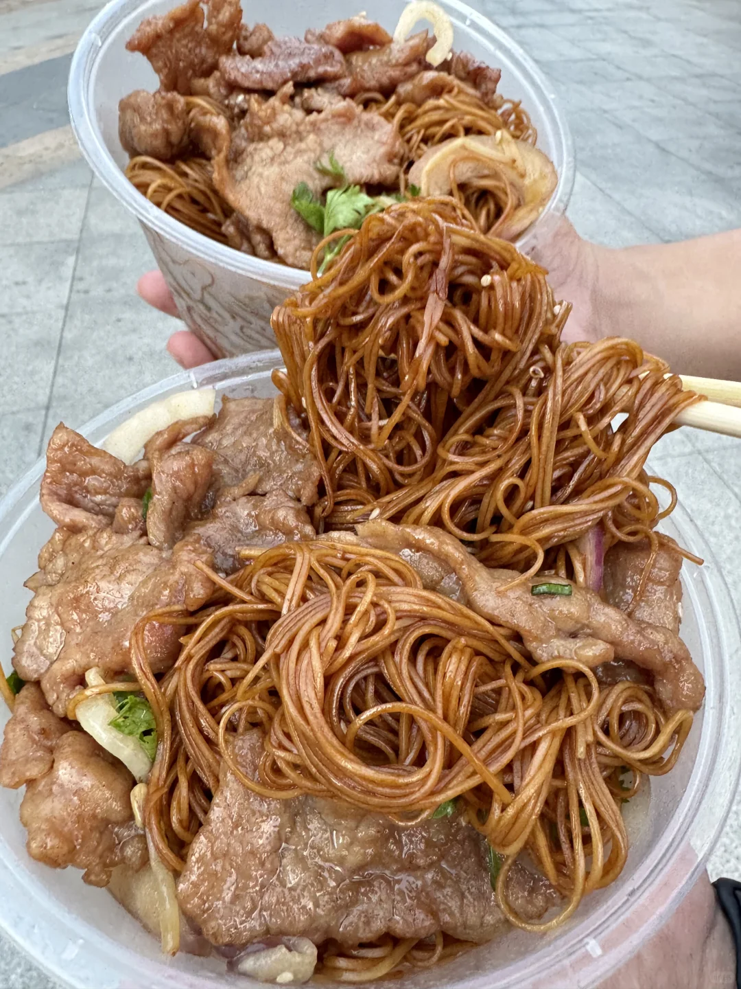 确实是武汉最好吃的。。。葱油捞面！！