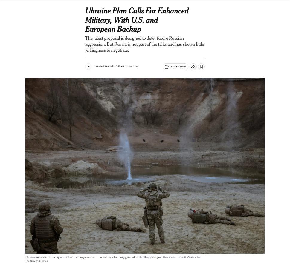 美国和欧洲计划保护乌克兰免受俄罗斯未来可能的攻击，包括加强乌克兰武装部队、在乌克