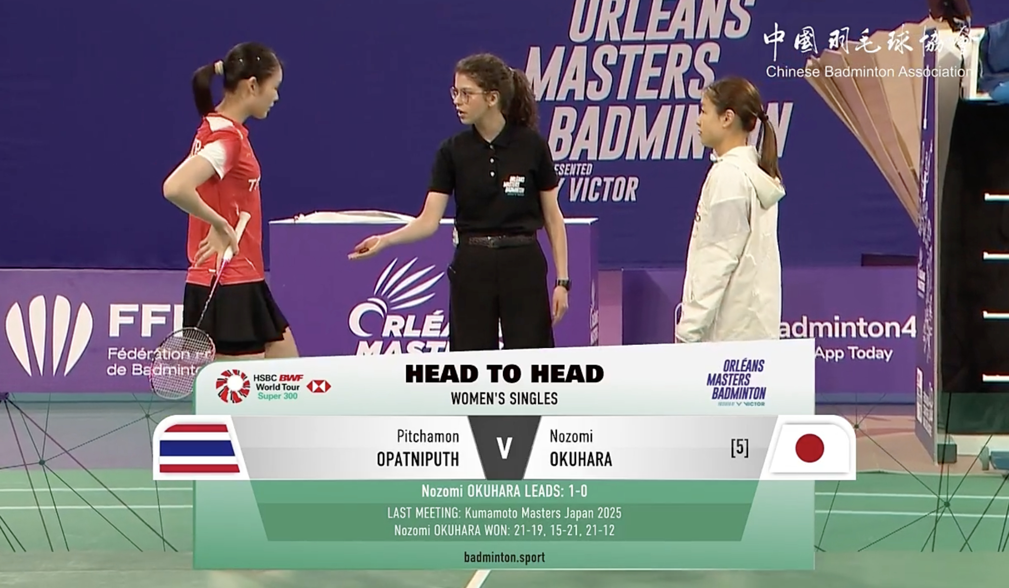 女单决赛马上开始：奥原希望🇯🇵 vs 🇹🇭碧查梦，更看好谁？2026年奥