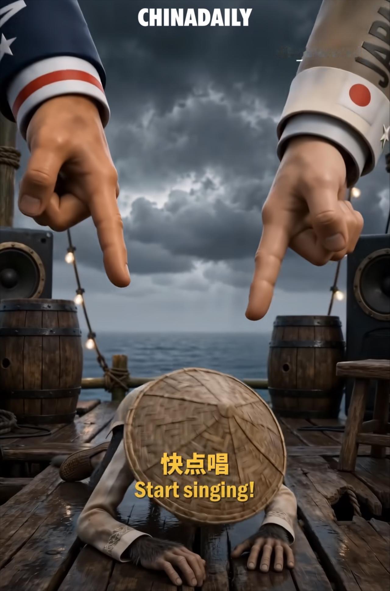 58秒视频把菲律宾弄破防，菲律宾海警发言人抗议：我们不是猴子

一段58秒的视频