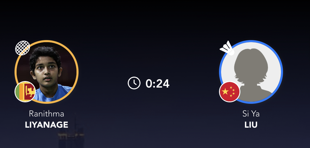 2025年羽毛球世青赛8进4 刘思雅🇨🇳 15-9、15-6 🇱🇰利亚纳